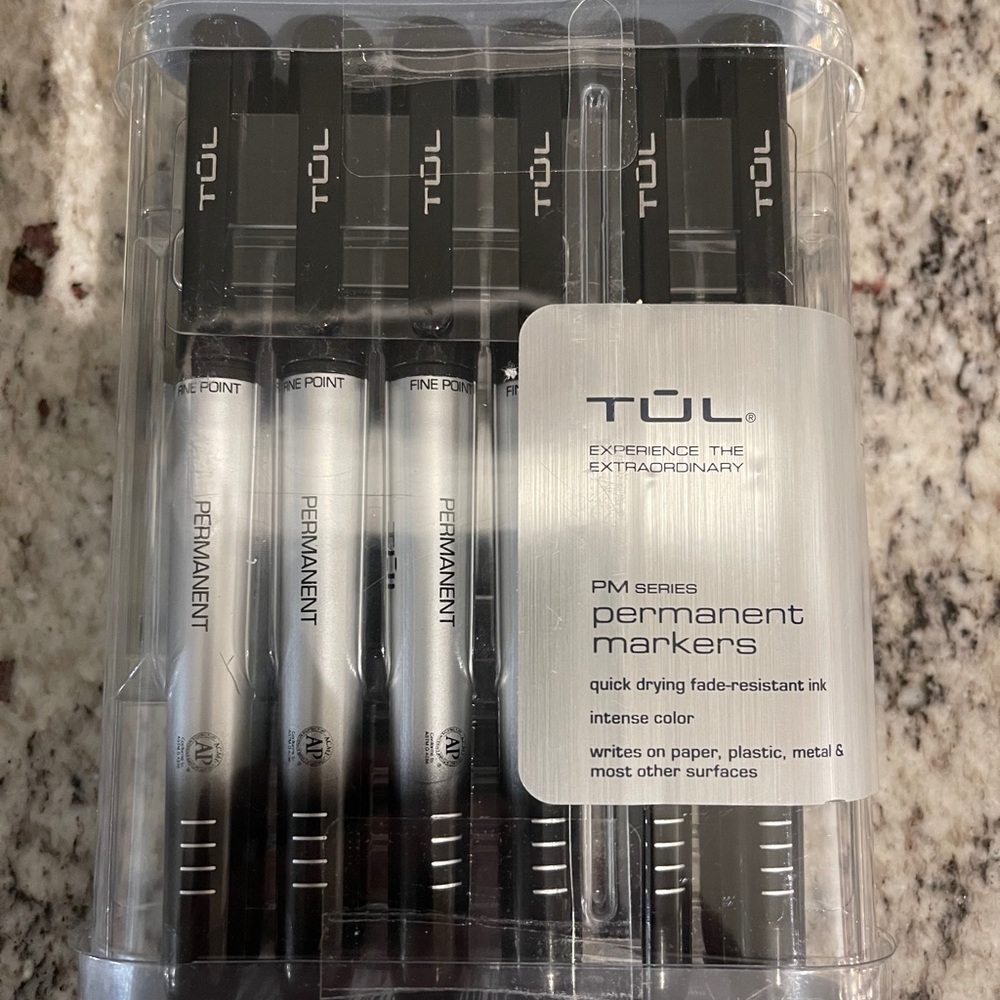NWT 12-pk TUL black permanent Marker